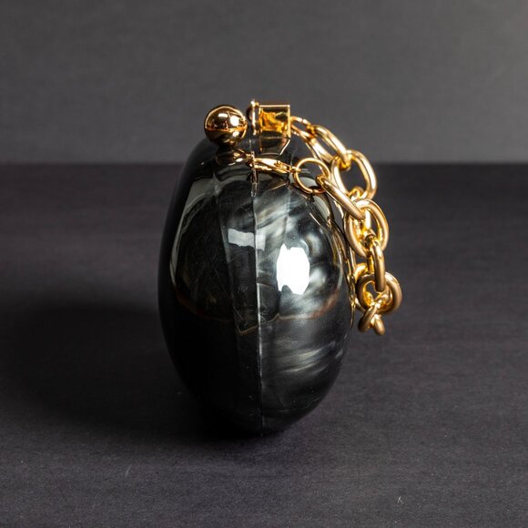 Verano Hill Skvivnn Acrylic Clutch - Black NWOT - Picture 6 of 7